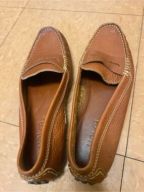 Unisa woman 9B Brown Leather Penny Loafers